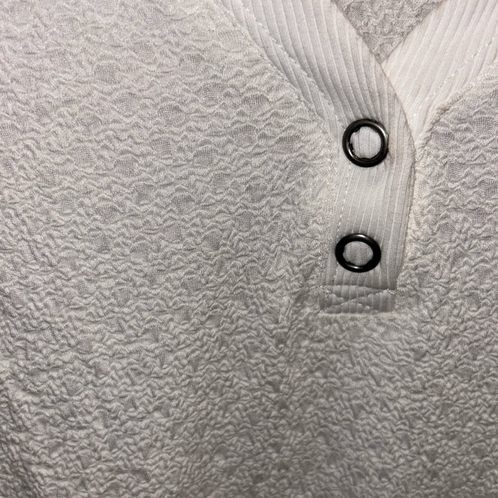 Free People NWT Recovery Layer Size M & L in White Combo - Picture 8 of 11